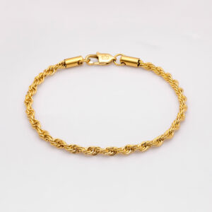 ROPE BRACELET - 4MM GOLD