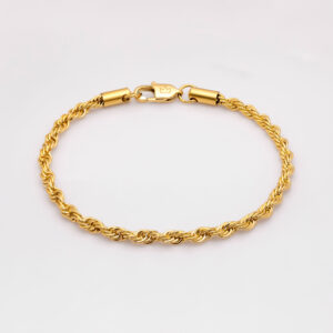 ROPE BRACELET - 4MM GOLD