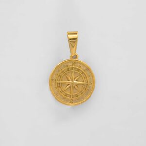 COMPASS PENDANT - GOLD
