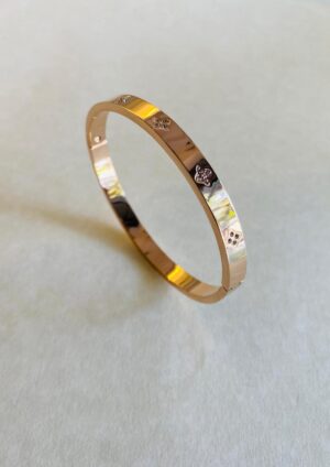 RILEY BANGLE - ROSE GOLD