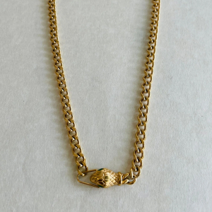 SERPENTINE CHOKER NECKLACE – GOLD