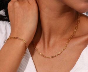 PAPER CLIP SET - GOLD