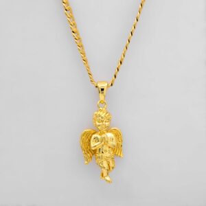 ANGEL PENDANT NECKLACE - GOLD