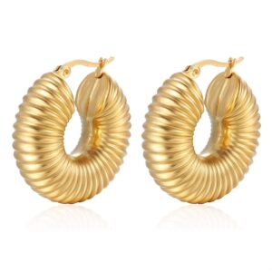 JAMILA RIBBED EARRINGS