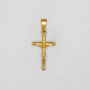 CRUCIFIXION CROSS PENDANT - GOLD
