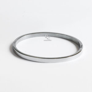 04MM SIMPLICITY BANGLE – WHITE GOLD