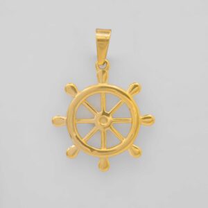 DHARMACHAKRAYA PENDANT - GOLD