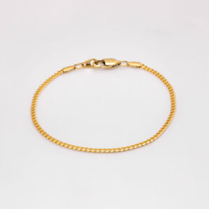 CUBAN LINK BRACELET - 3MM GOLD